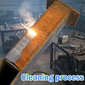 Machine de décapage de rouille au laser portative tout métal HN Laser - Nettoie efficacement l'acier au carbone, l'acier inoxydable, l'aluminium, le cuivre, le laiton - Product Image 1