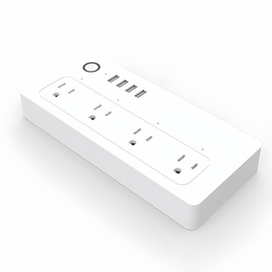 SLS wifi thông minh Power Strip <span class=keywords><strong>4</strong></span> ổ cắm và <span class=keywords><strong>4</strong></span> cổng USB EU/UK/chúng tôi ứng dụng tiêu chuẩn kiểm soát làm việc với Alexa Google trợ lý - Product Image 3