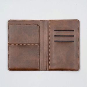 <b>Family</b> <b>Travel</b> <b>Wallet</b> Blocking Genuine Leather Passport Holder Cover and Luggage Set - Product Image 2