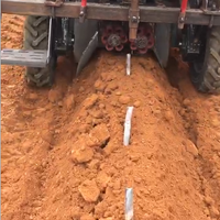 Machine agricole multifonctionnelle professionnelle de planteur de manioc à une rangée pour les semoirs et les transplanteurs de plantation et de ridging