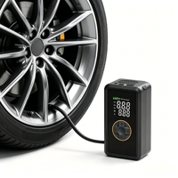 Compresseur d'air électrique portable à prix d'usine pour pneus de voiture avec manomètre et démarreur intelligent