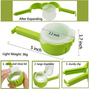 Зажимы для хранения пищевых продуктов с разливочными носиками, зажимы для пакетов для пищевых продуктов, кухонные, зажимы для чипсов, отлично подходит для организации и хранения - Product Image 6