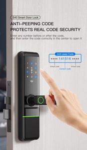 Tuya TTlock poignée de verrouillage de porte intelligente clé d'empreinte digitale déverrouiller WiFi connecté application contrôlée maison appartement nuage carte de stockage de données - Product Image 4