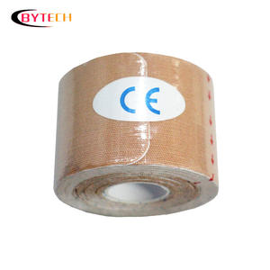 Fournisseur chinois de ruban adhésif kinesiologique en coton imperméable pour athlètes, certifié CE/ISO, marque BYTECH - Product Image 5