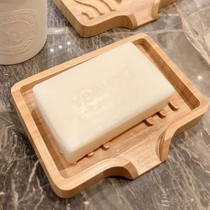 Free Laser Engraving Natural <b>Bamboo</b> <b>Soap</b> <b>Dish</b> Holder Self Draining <b>Soap</b> Case for Bathroom - Product Image 4