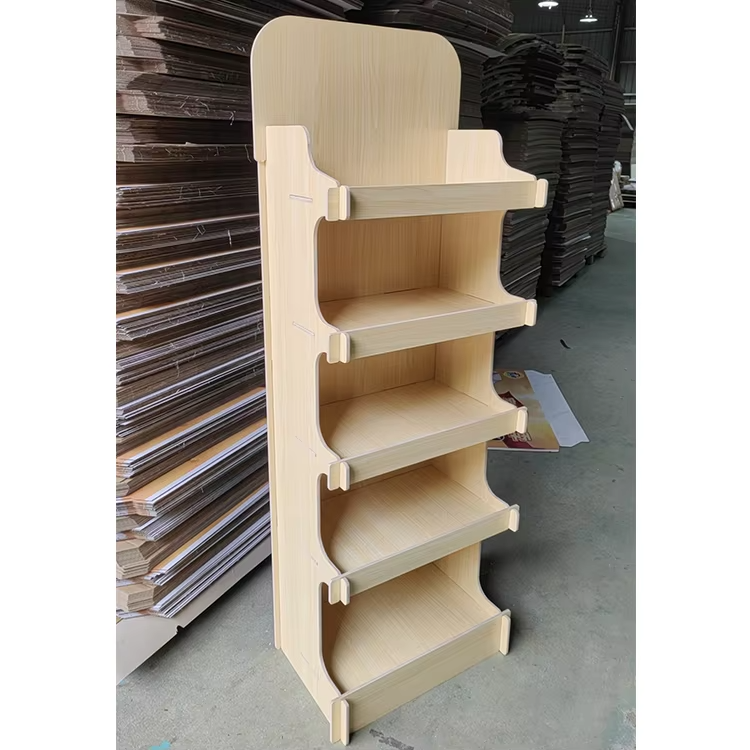 Wooden Shelf Rack - Wooden Display Rack - Modern Design