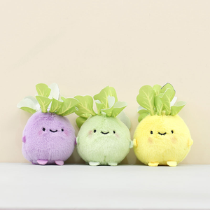 Porte-clés en <span class=keywords><strong>peluche</strong></span> super douce en forme de navette, jouet en <span class=keywords><strong>peluche</strong></span> personnalisé en forme de légume pour cadeau promotionnel - Product Image 3