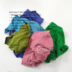 Livraison Rapide Vêtements d'occasion Balles de coton Chiffons d'essuyage Chiffons de cuisine Chiffons de t-shirt - Product Image 2