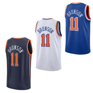 Herren New York #8 OG Anunoby Basketball Jersey-Besticktes atmungsaktives und schnell trocknendes Sport hemd - Product Image 4