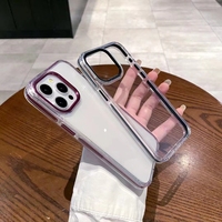 Vente en gros Bustyle Design antichoc transparent assorti pour 12 11 15 Pro Max Housse de téléphone portable coque de téléphone acrylique transparente