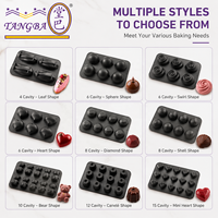 Moule en silicone Tangba pour mousse de pistache, moule à dessert 3D, moule à gâteau, moule de cuisson de qualité alimentaire, moule à pâtisserie en chocolat de forme personnalisée