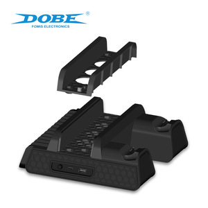 <span class=keywords><strong>DOBE</strong></span>-Soporte multifunción TP4-882 para <span class=keywords><strong>PS4</strong></span> <span class=keywords><strong>Slim</strong></span> Pro, ventilador de refrigeración, base de carga, soporte de disco - Product Image 3