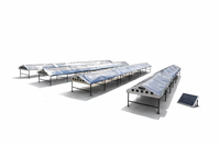 Lage prijzen zonne-droger Samagra C60 Hoge kwaliteit voedselveilige roestvrijstalen trays Geforceerde convectie 20kg/u capaciteit Opvouwbaar 64