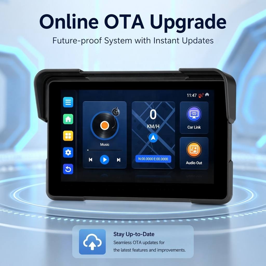 Online OTA <strong>Update</strong> 7 Inch <strong>Android</strong> 13.0 WiFi Version Universal Wireless CarPlay <strong>Android</strong> Auto External GPS Display GPS