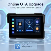 Mise à jour OTA en ligne, écran GPS externe universel sans fil CarPlay Android Auto, version WiFi Android 13.0, 7 pouces