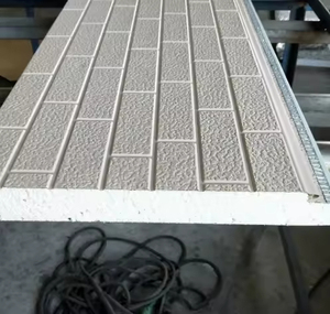 Panneau de bardage métallique isolé décoratif haute résistance, rentable pour l'amélioration de la façade d'entrepôts industriels - Product Image 2
