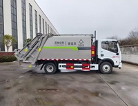 Camion à ordures Dongfeng 4X2 7,5 m³ avec compacteur, transmission manuelle, moteur diesel Euro 4 pour le transport urbain des déchets