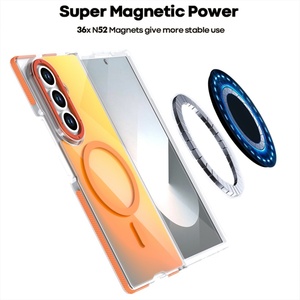 Fundas Magnéticas para Teléfono Móvil con Degradado Mate de Moda para Samsung Z Fold 8 6 7, Carga Inalámbrica, Protección Antigolpes - Product Image 6