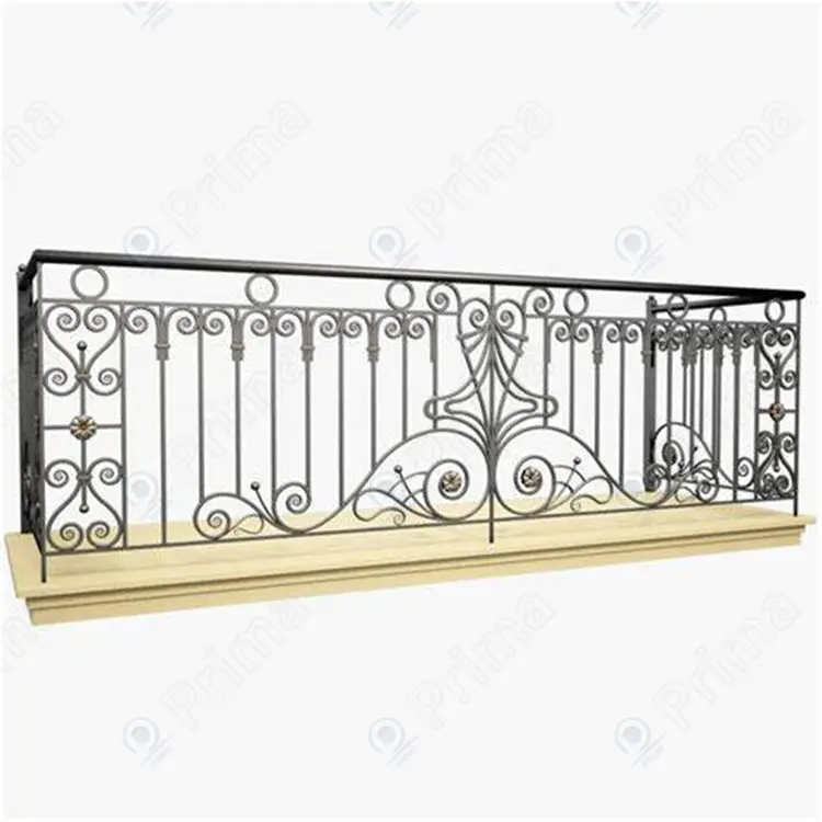 CBDMART Railing Tangga Besi Tempa Luar Ruangan Harga Railing Tangga Besi Tempa Railing Tangga Granit Luar Ruangan