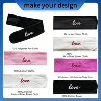 BELLE WORLD Bandeau personnalisable OEM pour femmes, coloré, doux, pour spa, soins du visage, salon de beauté, lavage du visage, accessoires capillaires