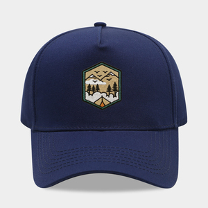 Casquette de baseball en coton lavé minimaliste avec logo personnalisé, 5 panneaux structurés, casquette souple style « Dad Hat », vente en gros, casquette de sport anti-UV - Product Image 5