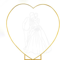 Support d'arche de ballons ronds dorés pour mariage, banquet, fête d'anniversaire, toile de fond de photomaton, décoration ornementale