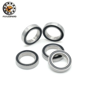 Rodamiento de Bolas de Ranura Profunda de Acero Inoxidable Flyleopard 10x22x6mm 2RS Sellado Métrico P0 de Una Hilera para Buje de Bicicleta - Product Image 3