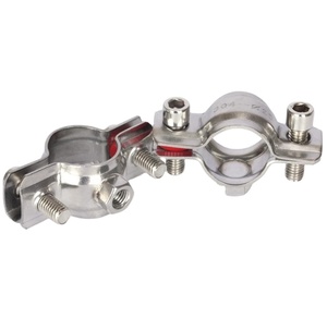 Abrazadera de metal de sillín de goma grande con clips de goma <span class=keywords><strong>P</strong></span> de goma para abrazaderas inserto de abrazadera de tubo - Product Image 1