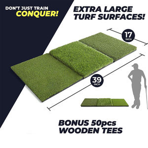 แผ่นรองตีกอล์ฟแบบยางกันลื่น สำหรับตรวจจับการตี ฝึกซ้อมการตีแบบ Tri-turf - Product Image 4