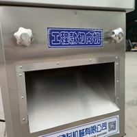 Machine à trancher la viande fraîche commerciale en acier inoxydable pour bœuf, porc, poulet, destinée aux usines de transformation alimentaire