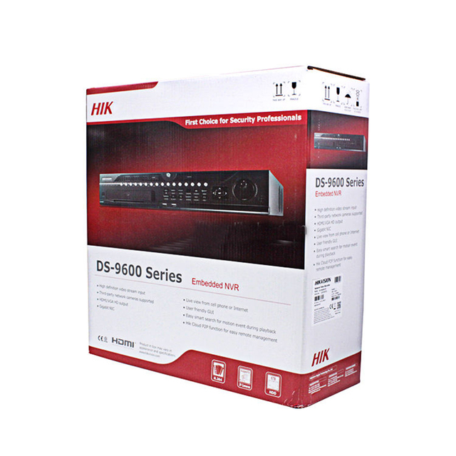 In Stock Ultra Series Hik 64ch 2U 4K NVR DS-9664NI-M8 64-ch Network Video Recorder DS-9664NI-M8