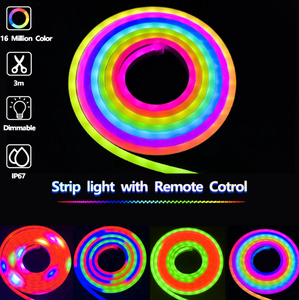 Fabricant de bande de néon à LED RVB <span class=keywords><strong>Lampe</strong></span> RGBIC à LED 120LED Smart App Control Wifi Addressable <span class=keywords><strong>Neon</strong></span> RGB Led Strip - Product Image 4