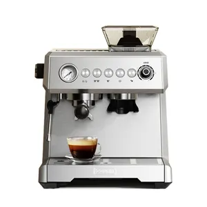 Tragbare italienische elektrische Kaffee maschinen Office Business Kaffee maschine Serie mit Milch auf schäumer zur Herstellung von Kaffee Espresso