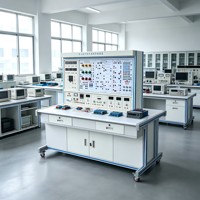 Banco de Entrenamiento Eléctrico Analógico Digital Integrado 4 en 1 con Software de Simulación 3D para Equipamiento de Laboratorio Básico Universitario
