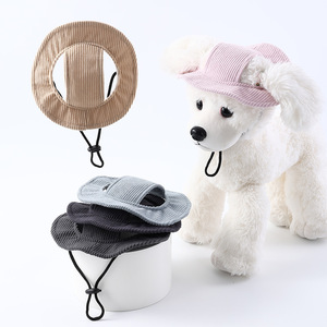 Nouveau chapeau pour animaux de compagnie mignon et personnalisé, chapeau de chien réglable, design tendance, protection solaire pour animaux de compagnie en plein air, chapeau pour animaux de compagnie avec trous pour les oreilles - Product Image 2
