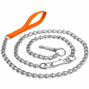 Professional Pet Suppliers Custom Metal Pet <b>Leash</b> Chew Proof <b>Dog</b> Chain <b>Leash</b> Solid Strong Pet <b>Dog</b> <b>Leash</b> with Non Slip Handle - Product Image 2