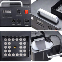 Machine à Fumée DMX 1500W/3000W avec Lumière LED et Télécommande, Équipement de Scène pour DJ, Mariages, Fêtes et Événements