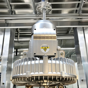 JQT2200C 2GH610 2.2kw 3Hp Soplador de anillo de alta presión monofásico 220V Soplador de canal lateral de bajo ruido para mecanizado de piscicultura - Product Image 4