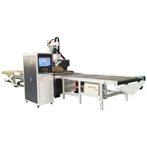 Automatic loading and unloading ATC CNC Router Optional System 1328 3d Cnc Milling Machine ATC Wood Router