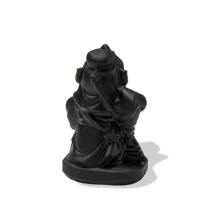 <span class=keywords><strong>Prix</strong></span> d'usine en gros Cristal sculpté peint à la main <span class=keywords><strong>Obsidienne</strong></span> noire le Dieu de la richesse Feng Shui Décoration de la maison Cadeaux - Product Image 3
