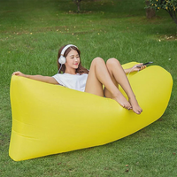 Personalisiertes Firmengeschenk mit individuellem Logo-Etikett, aufblasbare Lazy Lounger Luftcouch, Werbe-Luftsofa für Marketingzwecke
