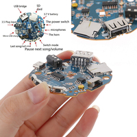 Nouvelle carte PCBA récepteur BT multifonction 3.7 5V, décodeur MP3, module amplificateur audio