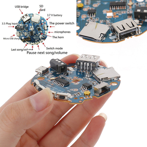 Nouvelle carte PCBA récepteur BT multifonction 3.7 5V, <span class=keywords><strong>décodeur</strong></span> MP3, module amplificateur audio - Product Image 2