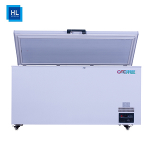 Congélateur coffre <span class=keywords><strong>gris</strong></span> 468L -60°C à économie d'énergie, idéal pour le stockage domestique, en supermarché, de poisson, de viande et de volaille - Product Image 1