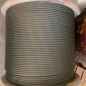 Hot sell 1x7 1x19 1x37 Galvanized Steel Wire Rope/Rod 2mm 8mm 10mm For Bike/Construction/Fishery/Marine/Mining/Engineering