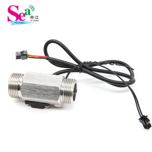 Débitmètre d'eau à détection de température à 6 points, capteur à effet Hall avec interface G3/4, acier inoxydable B6 pour chauffe-eau - Product Image 4