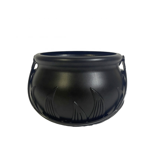 Cubo de Dulces de Plástico Negro Multifuncional con Diseño de Llama para Halloween y Pascua, Decoración para Fiestas, 25x16.5cm, Oferta - Product Image 5
