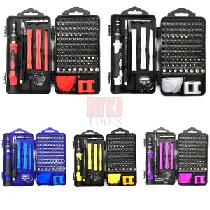 115 in 1 insulated screwdriver set precision screwdriver tools set magnetic electronics screwdriver bit set