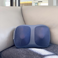 Coussin de massage électrique 3D à pétrissage profond pour chaise et voiture, soulagement des douleurs musculaires, Almohada De Masaje Caliente Shiatsu