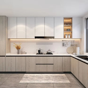 Meubles de <span class=keywords><strong>cuisine</strong></span> sur mesure de haute qualité, style îlot, <span class=keywords><strong>cuisine</strong></span> <span class=keywords><strong>italienne</strong></span> de luxe, meubles laqués, poignées et boutons - Product Image 4